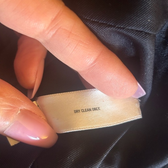 GAP Women's Dark Blue Textured Jacket - Picture 6 of 9